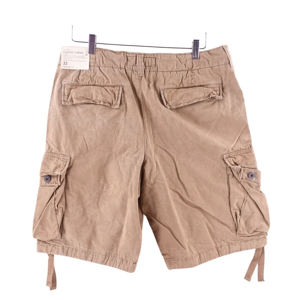 Abercrombie & Fitch  Mens 33 Classic Paratrooper Cargo Shorts Military Y2K NWT